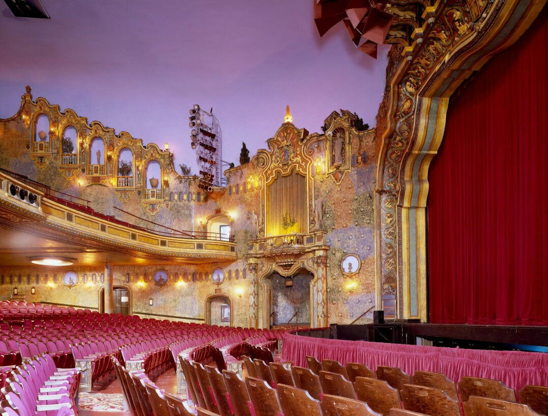 old uruguayan theater stage